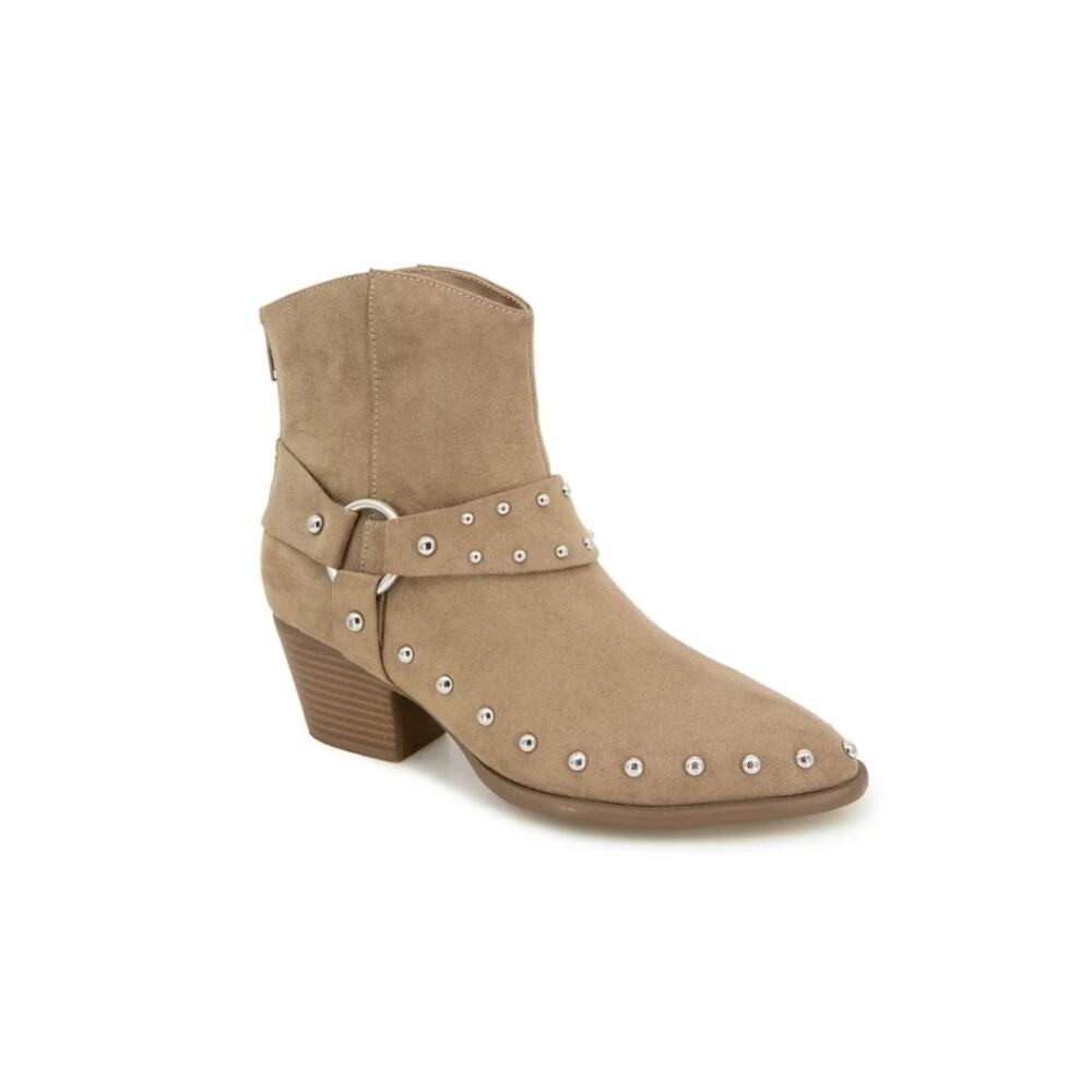 WESTERN STUDDED HEELED BOOTS WOMEN'S SIZE 8 PORTLAND BOOT COMPANY "ARIZONA"